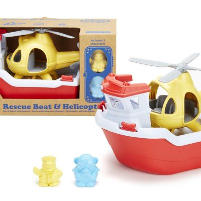 bateau helicoptère greentoys