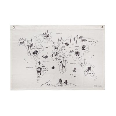 Rose in April : la carte du monde, version anglaise