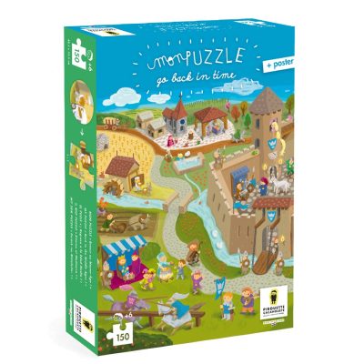 Pirouette : puzzle retour au temps des châteaux forts