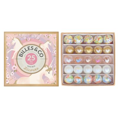 Billes & Co : coffret de billes licornes