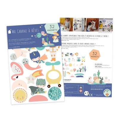 Ma cabane à rêves : set d'aimants la fabrikareves
