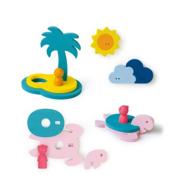 Quut : puzzle de bain 3D l'île au trésor