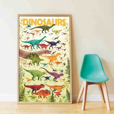 Poppik : poster géant les dinosaures