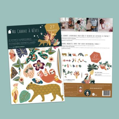Ma Cabane à Rêves : set d'aimants la fabrikajungle