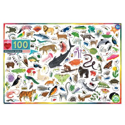 Eeboo : puzzle beautiful world 100 pièces