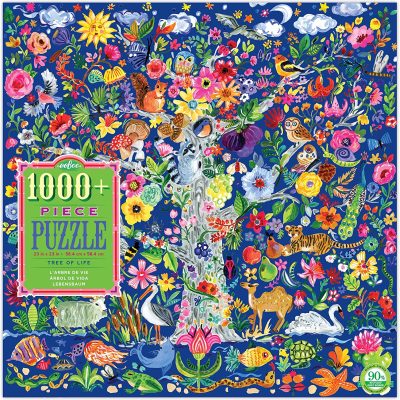 Eeboo : puzzle tree of life 1000 pièces