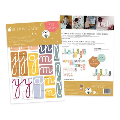 Ma Cabane à Rêves : lettres minuscules la fabrikacursives