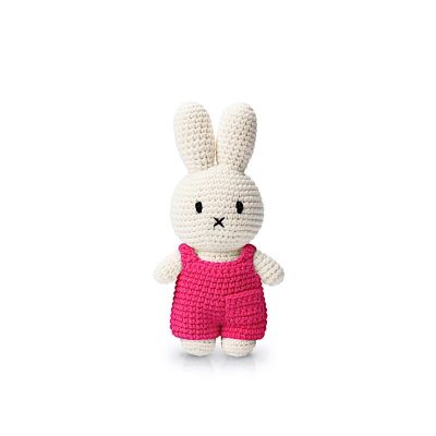 Miffy : doudou lapin en salopette