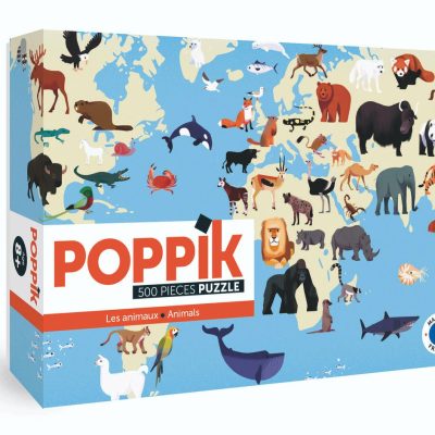 Poppik : puzzle animaux 500 pièces