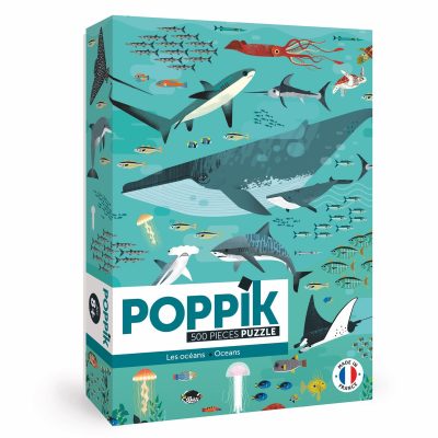 Poppik : puzzle océans 500 pièces