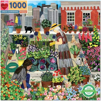 Eeboo : puzzle urban gardening 1000 pièces