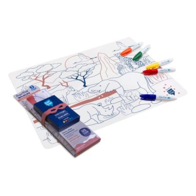 Superpetit : set de table à colorier savane