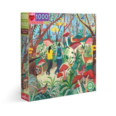 Eeboo : puzzle Hike into the woods 1000 pièces
