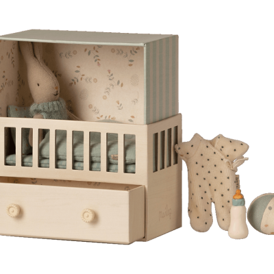 Maileg : baby room rabbit bleu