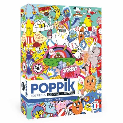 Poppik : puzzle graffitis 500 pièces