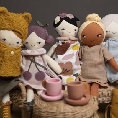 Fabelab : poupées Cherry Pie, Mei Mei, Simran en coton bio