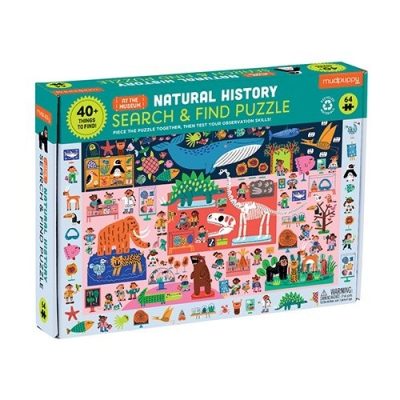 Puzzle cherche et trouve : Musée d'Histoire Naturelle 64 pièces