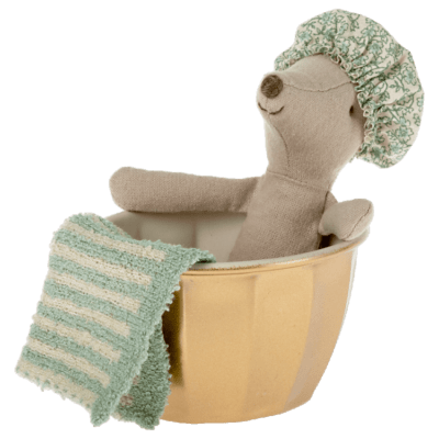 Maileg : souris dans son bain