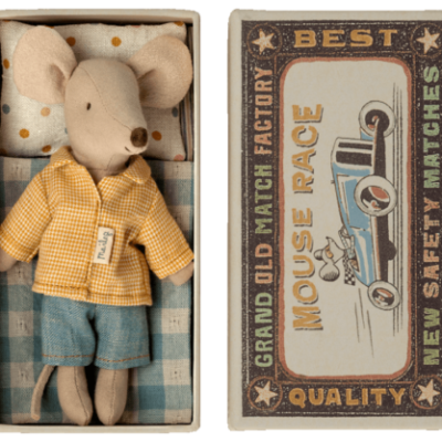 Maileg : big brother mouse in a matchbox