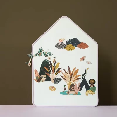 Ma Cabane à Rêves : tableau ardoise magnétique little cabane