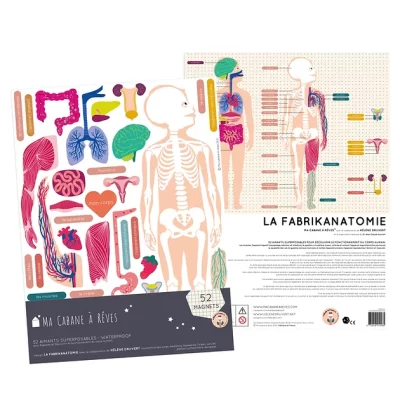 Ma cabane à rêves : set d'aimants la Fabrikanatomie