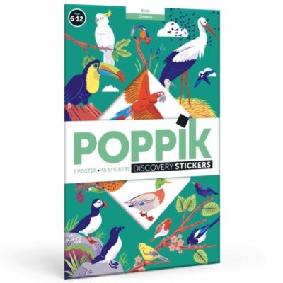 Poppik : poster géant les oiseaux