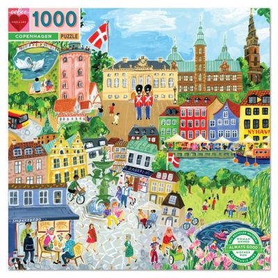 Eeboo : puzzle Copenhague 1000 pièces